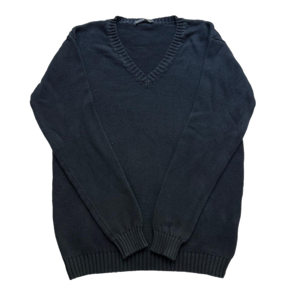 Navy V-Neck Sweater